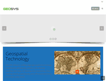 Tablet Screenshot of geosys.com.mt