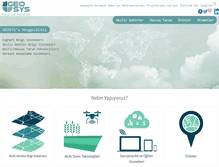 Tablet Screenshot of geosys.com.tr
